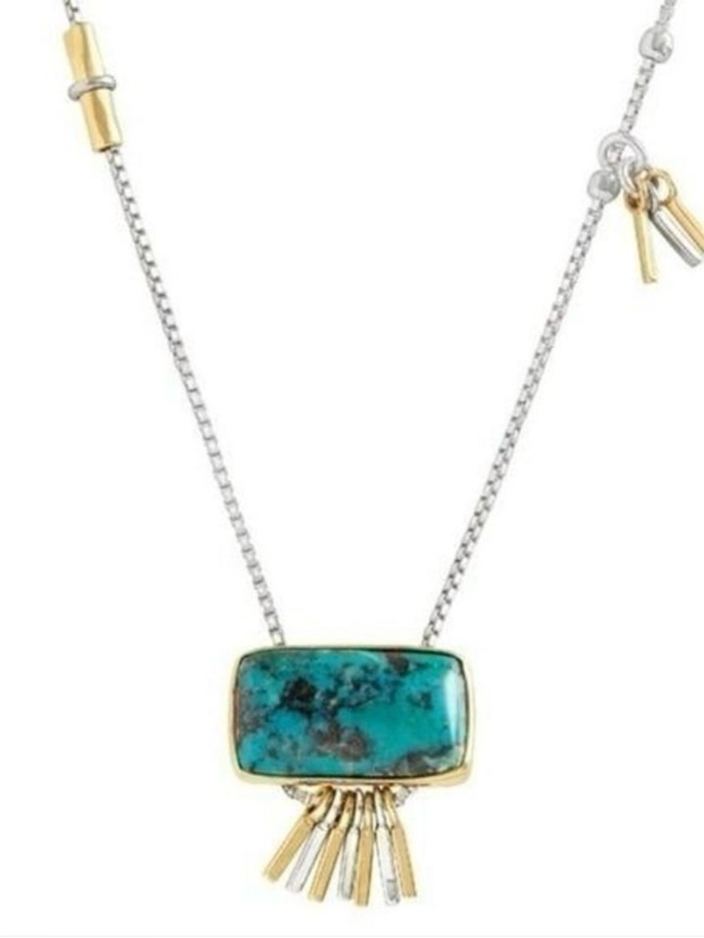 Silpada 'Turquoise Burst' Necklace Sterling Silver Retired!